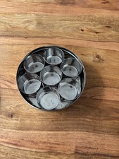 Indische Edelstahl Gewürzbox