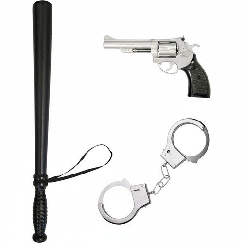Polizei kostüm zubehör - zubehör, set