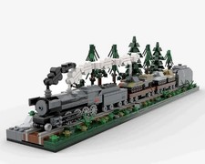 Modbrix Diorama Dampflok