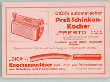 13162043 - 7200 Esslingen Dick Press-Schinken Kocher Presto Maschinenstempel