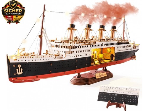 Holzpuzzle titanic - 3d-holzpuzzle,