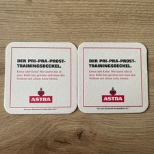 Bierdeckel Astra Der Pri-pra-prost-Trainingsdeckel Sonderedition Nr.7