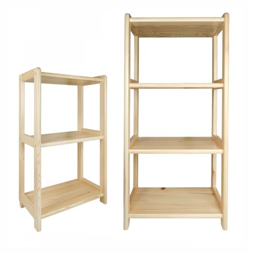 Standregal holz kiefer - standregal,