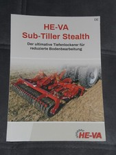 HE-VA Sub-Tiller Stealth Tiefenlockerer Prospekt ( 24639 )