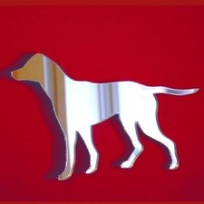 Englisch Pointer Hund Form Spiegel (Bruchsicher Acryl Spiegel,Verschiedene