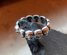 Ring Schädel Totenkopf 925