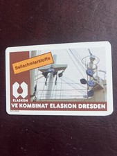 DDR Taschenkalender  1988 VE Kombinat Elaskon Dresden Seilschmierstoffe