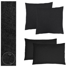 Kissenbezug 2er Set LEINEN Optik Dekokissen Sofakissen STRAPAZIERFÄHIG