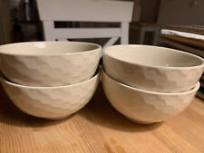 4 Schälchen von Chic Antique, beige/naturweiß