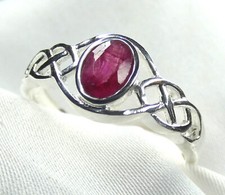 ❤️ Rubin Silberring •