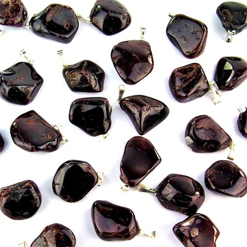 Premium granat trommelstein - premium,