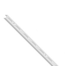 10000-00088= Wandschienen 1-reihig H2000 mm weiß Classic 50 Element System Regal