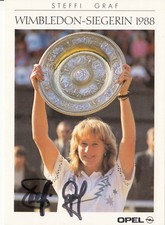 Steffi Graf: Olympiasiegerin, Wimbledonsiegerin 1988 Tennis GER