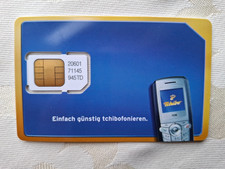 Eine Tschibo Simkarte.