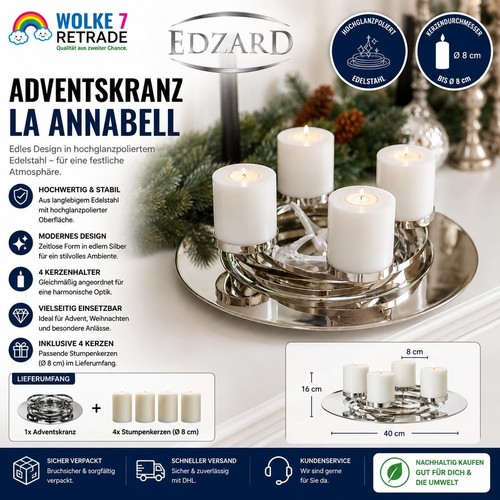 Deko adventskranz cm - deko,