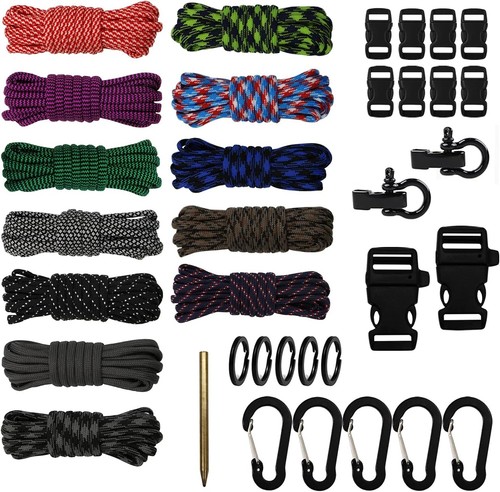 Paracord set 4mm farben - set,