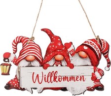 Weihnachts-Holzanhänger Set