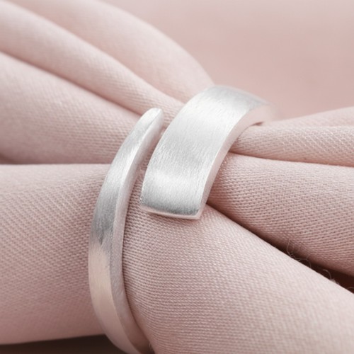 Ring verstellbar matt - 49-53,