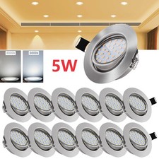 LED Spot Einbaustrahler Deckenspot 5W ultraslim Einbau Leuchte flach Panel IP44