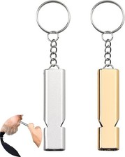 2 Stück Trillerpfeife Laut Notfall, Signalpfeife, Notfallpfeife, Emergency Whist