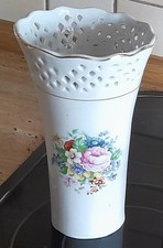 alte hohe Porzellanvase mit