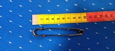 große Kiltnadel Schmucknadel Tuchnadel altsilber-grau ca. 9 cm NEU !!