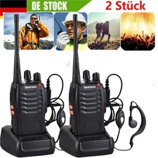 Baofeng Walkie Talkie 5KM BF-88E Sprechfunkgeräte Handfunkgerät Set 16Kanäle*……#