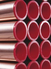 Kupferrohr halbhart oder hart in 5m Stangen 12-54 mm