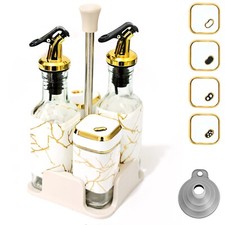 Olivenöl Flasche Essig und