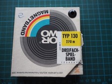 Tonbänder ORWO, PS18 TYP130 270m gebraucht, 4 Stück, DDR