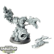 Orks - Ork Warboss with Attack Squig - unbemalt