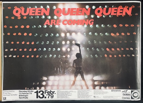Original queen tour poster - queen,