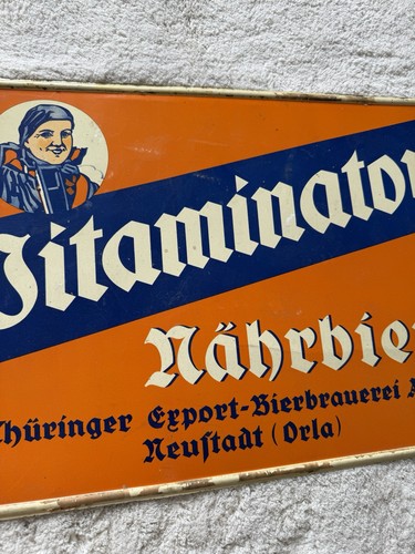 Blechschild vitaminator - blechschild,