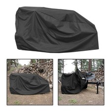 Schwarzer regendichter