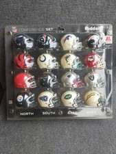 Riddell NFL Pocket Size Helmets Conference 2011 set RARE Helm 