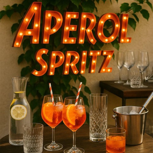 Aperol spritz led - aperol,