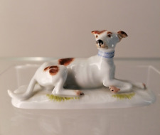 Meissen Figur Windhund Ital