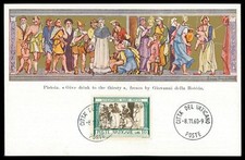 VATIKAN MK 1960 BARMHERZIGKEIT FRESKO MAXIMUMKARTE MAXIMUM CARD MC CM cs32