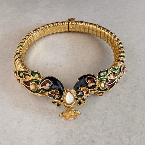 Vintage emaille armband - emaille,