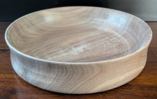 Schale Teller Holz Nuss