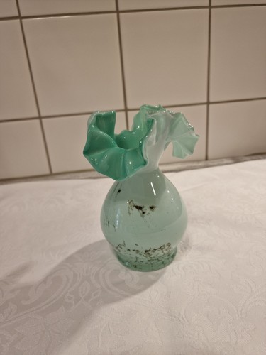 Vintage glasvase mid century - vintage,