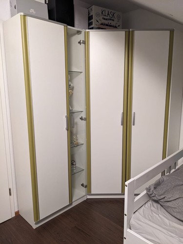 Kleiderschrank über eck - kleiderschrank,
