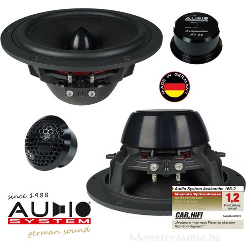 Audio system avalanche 165 - system,