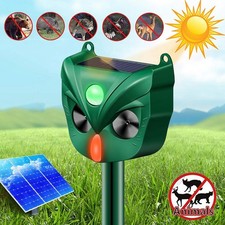 Solar Ultraschall Tiervertreiber Marder Katzen Hunde Abwehr Schreck Vogelschreck