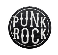 Punk Rock  Bügelbild Patch