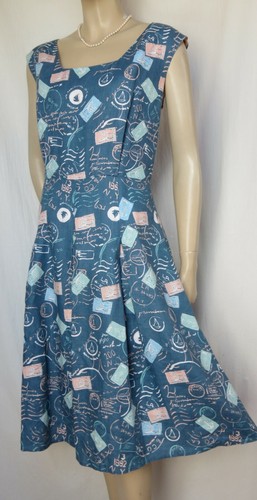 Laura ashley kleid blau - ashley,