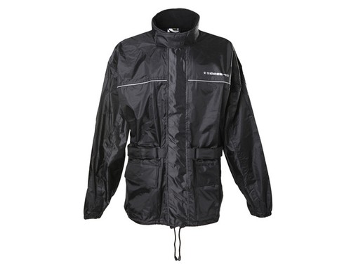 Regen jacke schwarz - , s