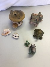 Gartendeko Garten Deko Frosch Schildkröte Eichhörnchen Muscheln Pilz
