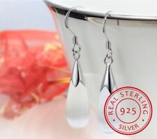 925 Sterling Silber Ohrringe  Opal Wassertropfen Zirkon