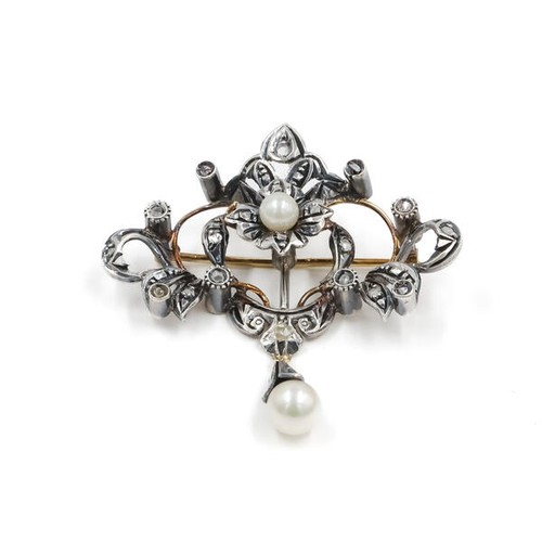 Brosche anhänge diamantrosen - brosche,